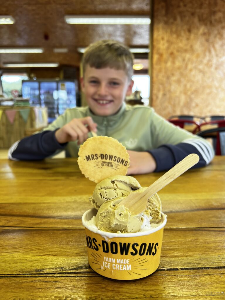 mrs dowsons ice cream farm. lancashire days out. lancashire activities.
