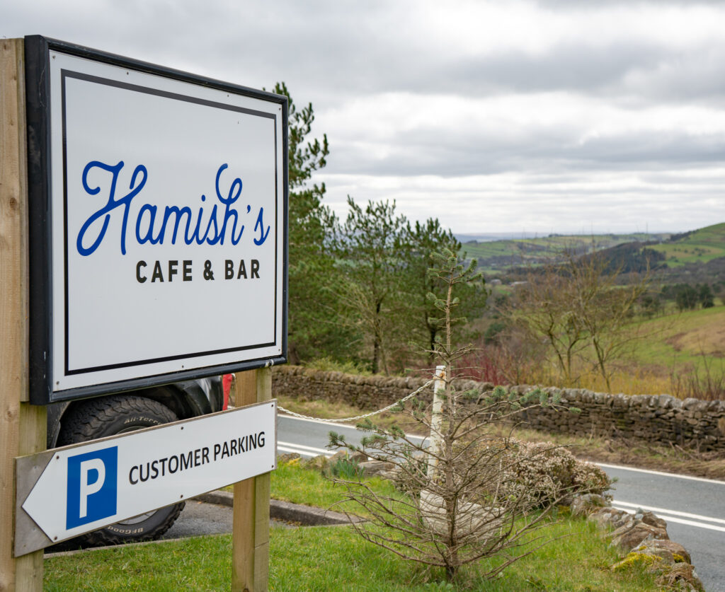 hamishs cafe blacko in lancashire. best ribble valley cafes.